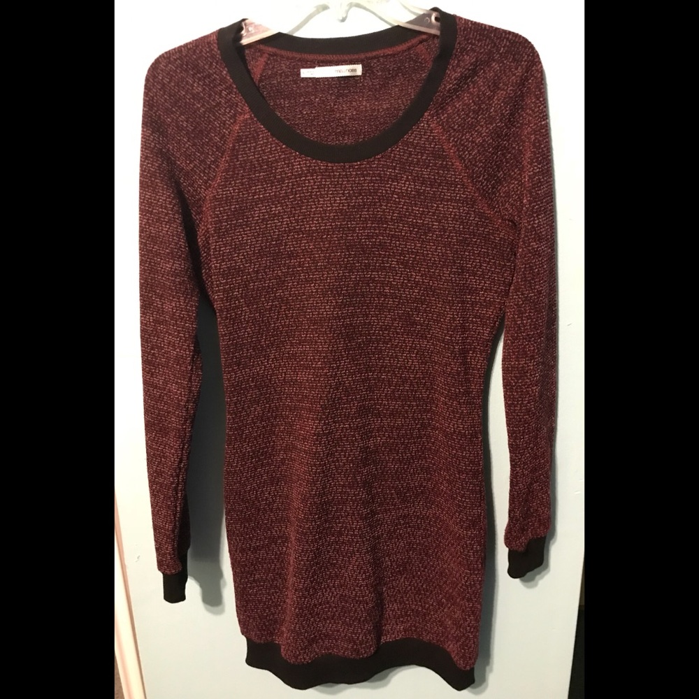 Maroon Sweater Dress